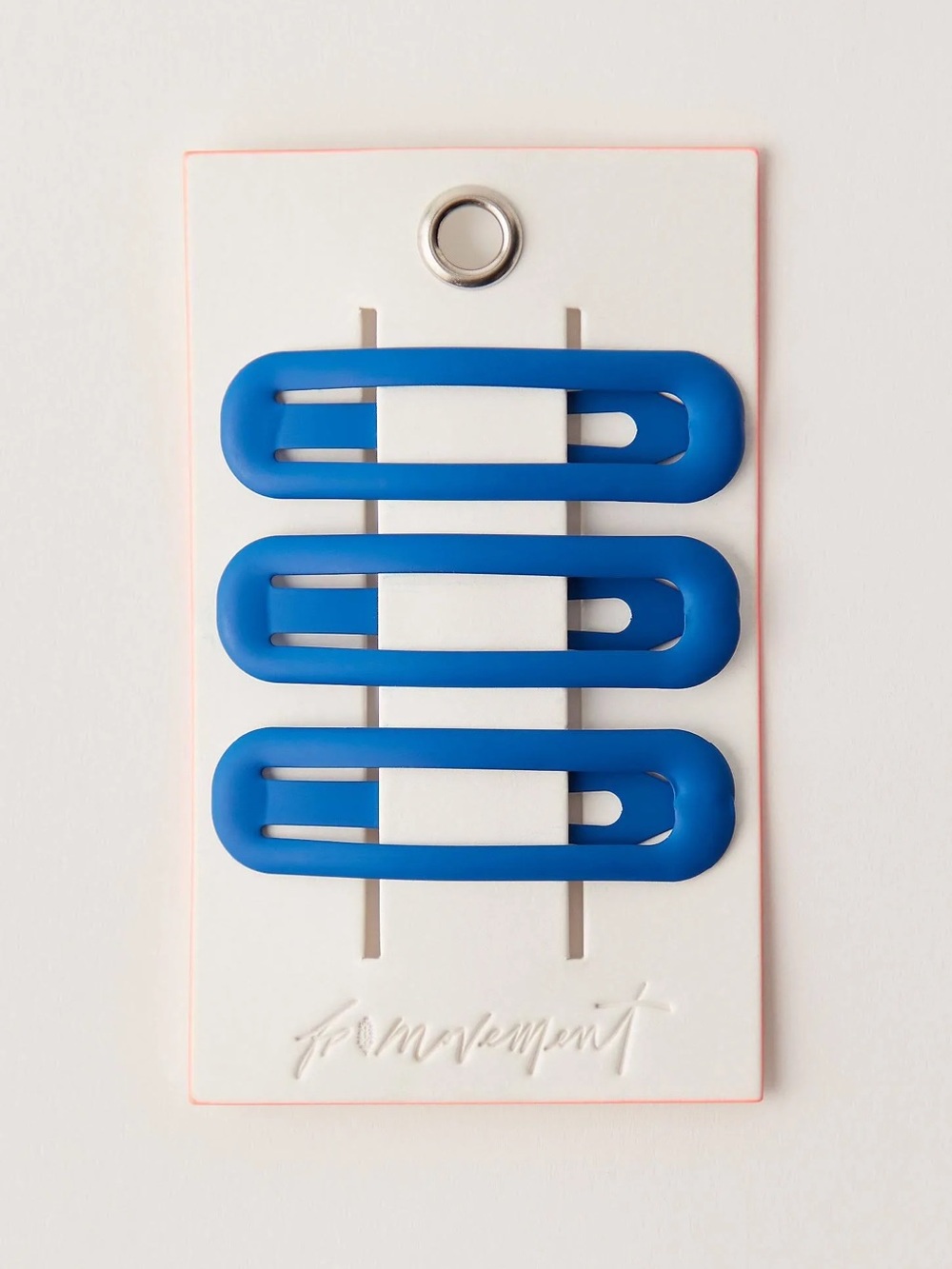NWT FREE PEOPLE MOVEMENT Fresh Start Hair Clip Pack | Blue MSRP $15